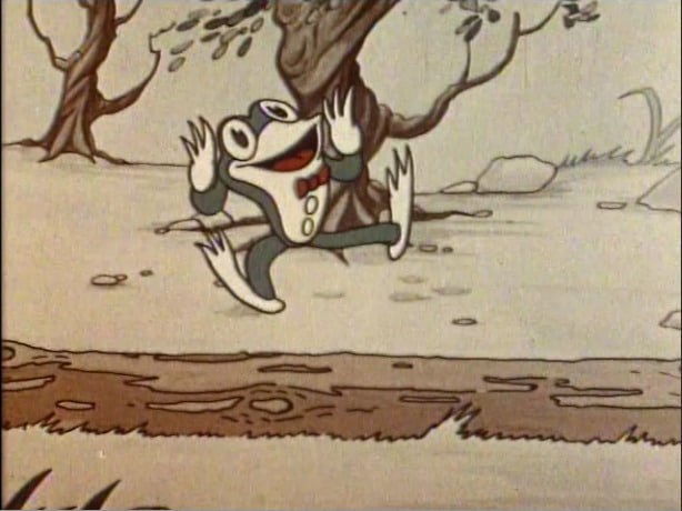 poe_real69's tweet photo. Frogs are often featured in various forms of art like Pepe of Matt furie and Oggie from a comic book, but did you know one of the OG animated frogs made its debut in 1930? https://t.co/9BpCe7Ovwy