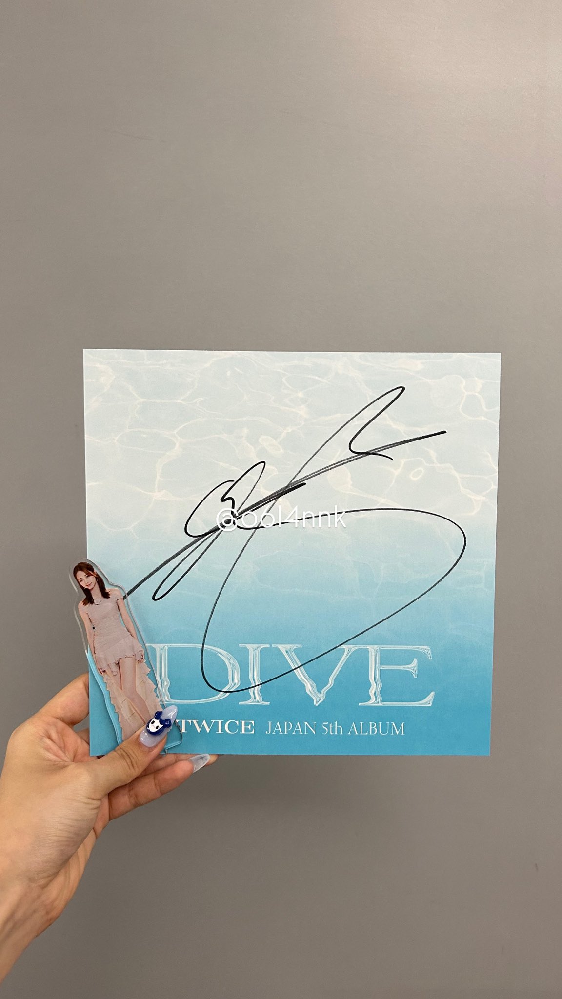 TWICE チェヨン DIVEサイン会 サイン色紙 サイン m74771028983_1.jpg?1752631069