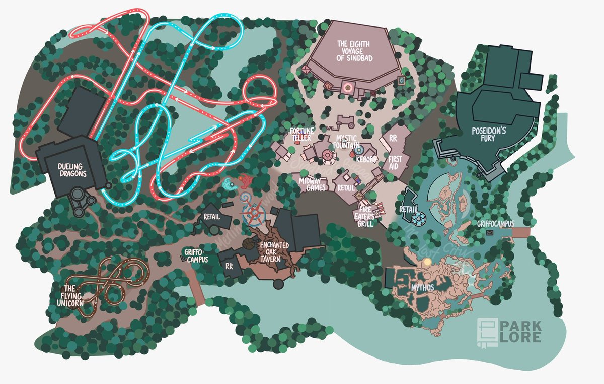 Last call before this account goes private! Hope you’ll follow along for armchair Imagineering, ride layouts, in-depth ride histories, and theme park-able ideas!

Better yet, support ad-free quality-over-quantity theme park storytelling &amp; art for $2/month! parklore.com/join/