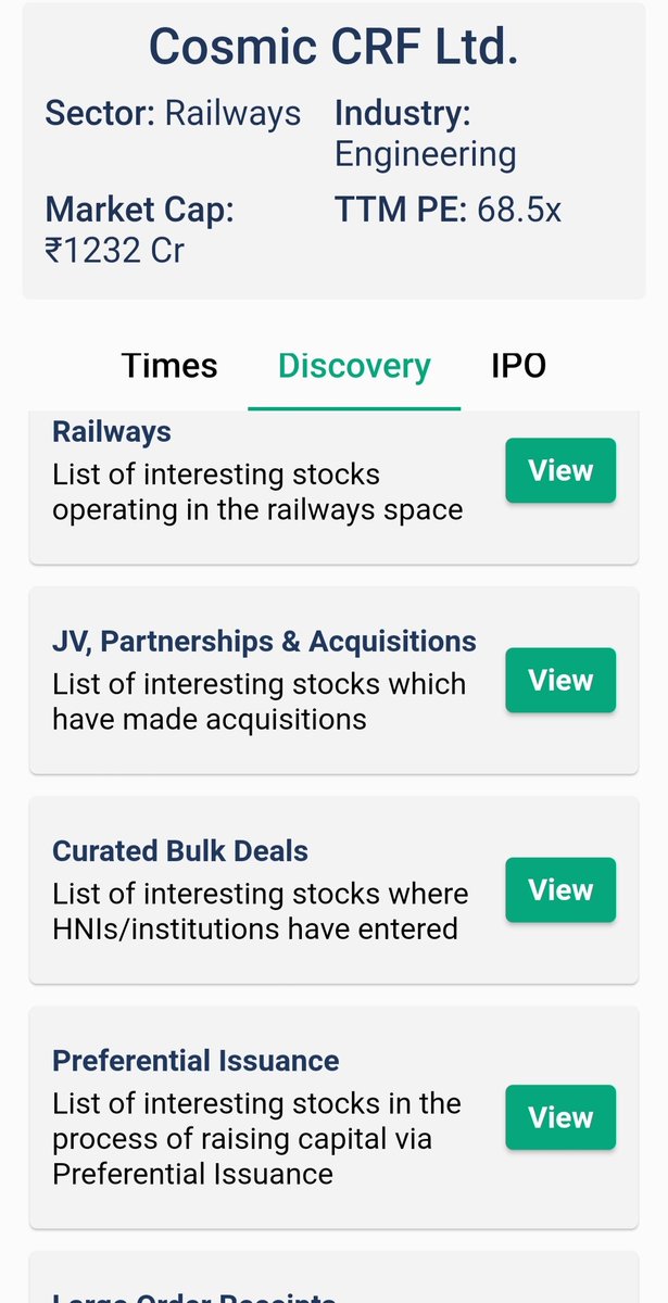 ManojSh52935210's tweet photo. The company covered by #SOVRENN in multiple discovery buckets
👇👇👇
👉Railway
👉JV partnership and aquaguations
👉Cracked bulk deals
👉Preferential Issuance
👉Large order receipts
👉Revenue guidance
👉Excellent result September 23
👉Asset base extension
👉Order book
👉Excellent result September 24
Thank you
@Aditya_joshi12 @sovrennofficial
@SwaroopAkriti All the member of SOVRENN team, 🙏🙏
👉The company is proxy play of all development in railway sector
👉The company is engaged in manufacturing of Railway Components, Sheet Piles and Structures.
👉A complete thread 🧵 about the company
👇👇👇