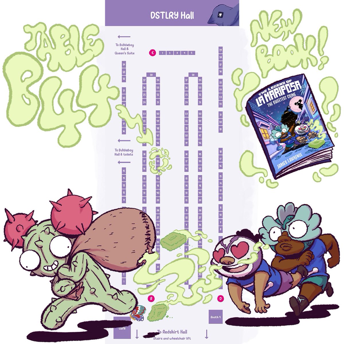 Kingfridayjoe's tweet image. Here’s where to find me at @ThoughtBubbleUK next weekend! Table B44, DSTLRY Hall!
I’ll have no less than FIVE comics for ya, along with stickers and patches! Come say hi!
#thoughtbubblefestival #thoughtbubble2024 #thoughtbubble