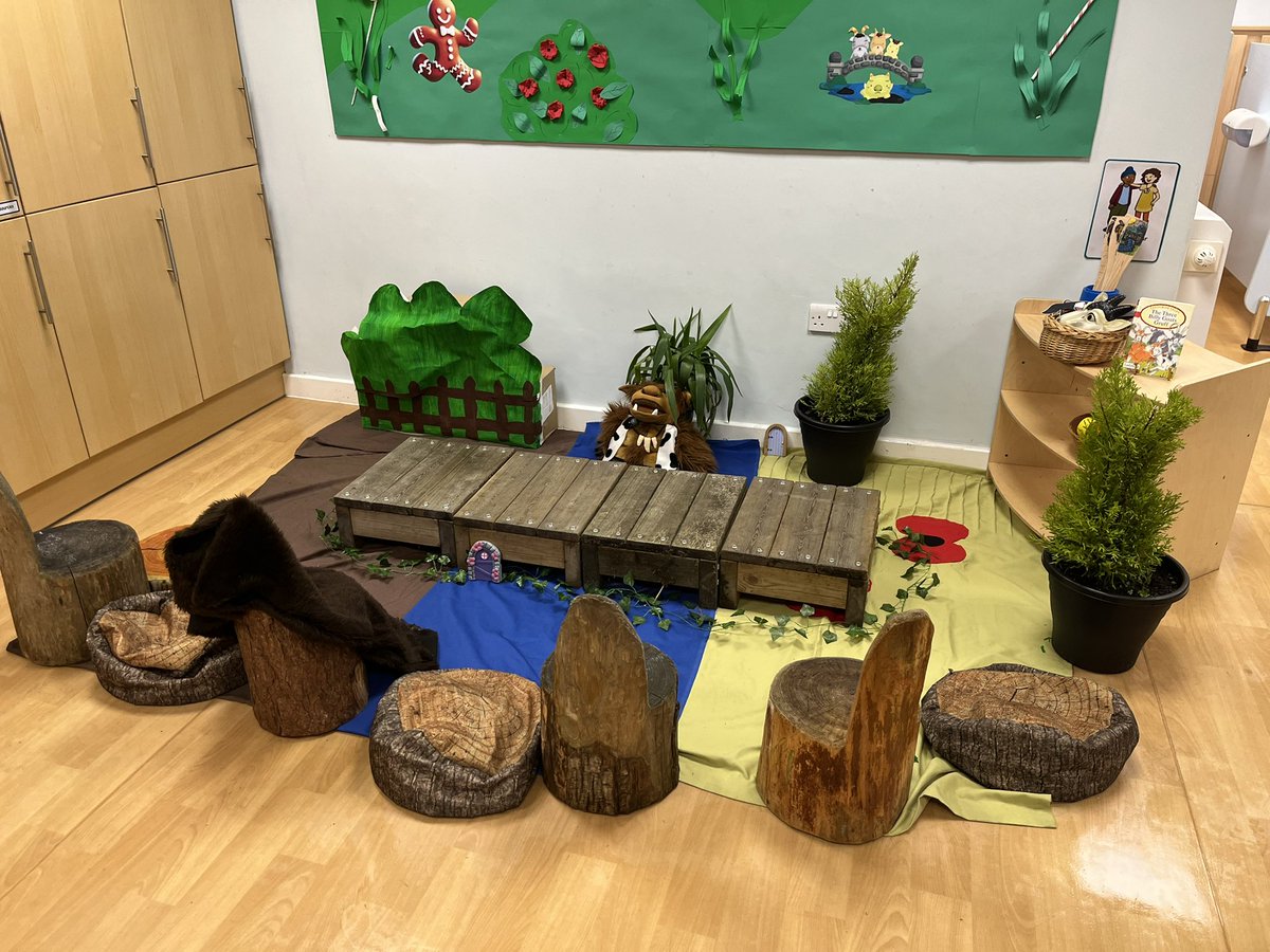 StYrbg's tweet photo. I wonder if you can guess what traditional tale we will be reading this week? @stpetersfarn #triptrap https://t.co/47GloEoi4x