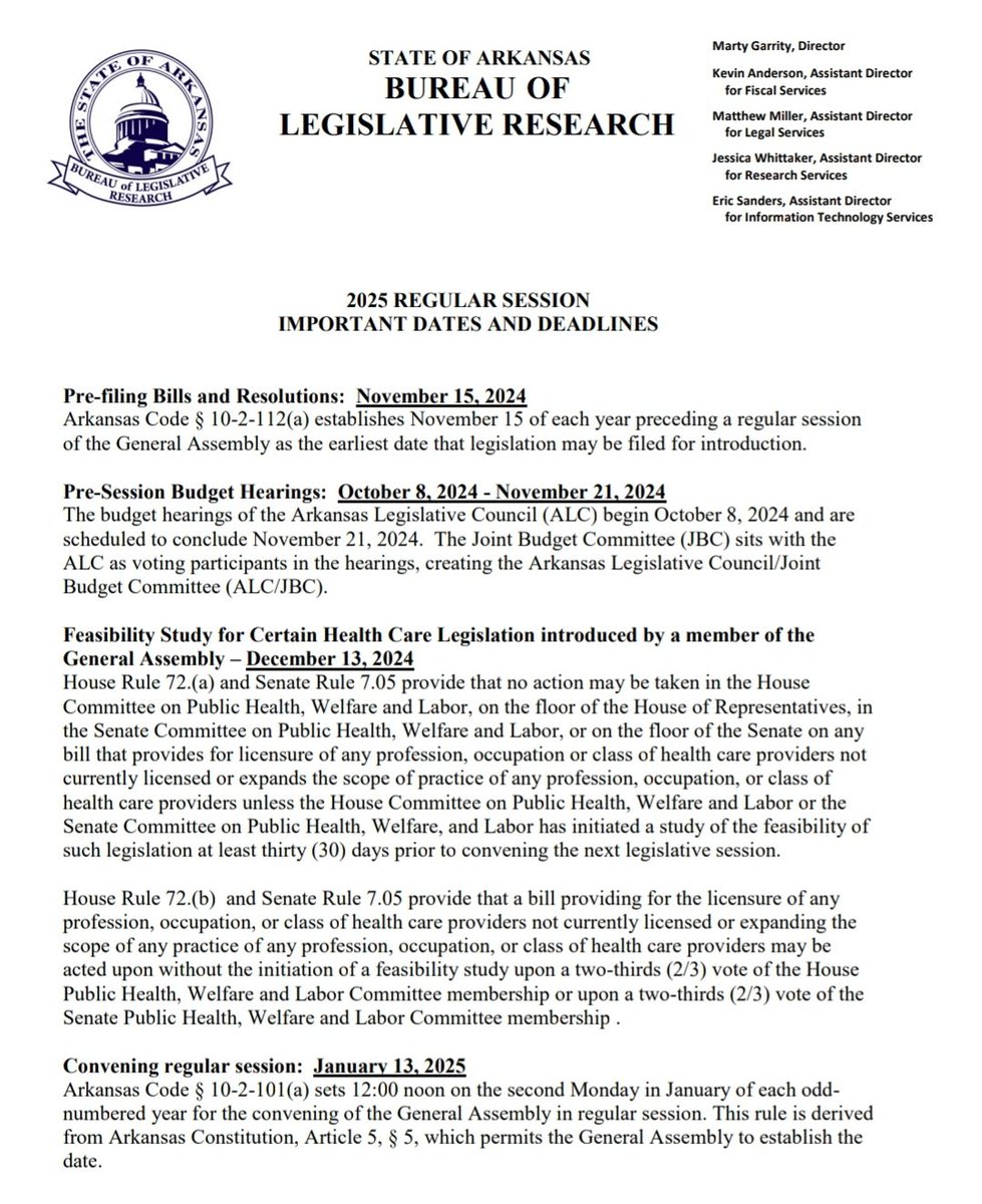 New bills start being reintroduced in five days. Time to look alive, people