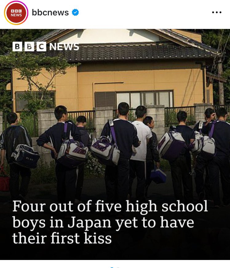 shika_dee's tweet photo. 日本の高校生のキス率の低さを揶揄するイギリス笑 https://t.co/Xrh2OarNIH