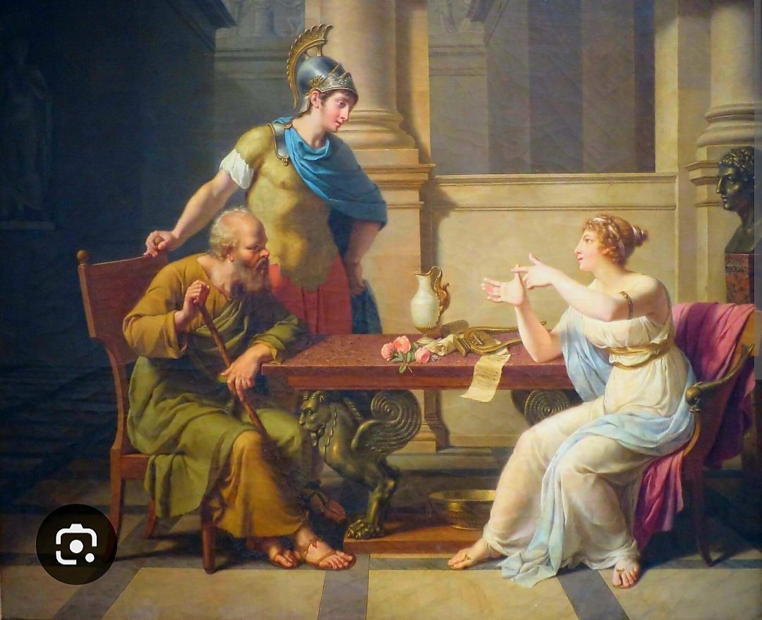 This is how history removes women

Alexander the Great's teacher was Aristotle

Aristotle"s teacher was Plato

Plato"s teacher was Socrates

We have all heard of these men

Socrates's teacher was Aspasia of Miletus

A woman branded as a harlot and omitted from history