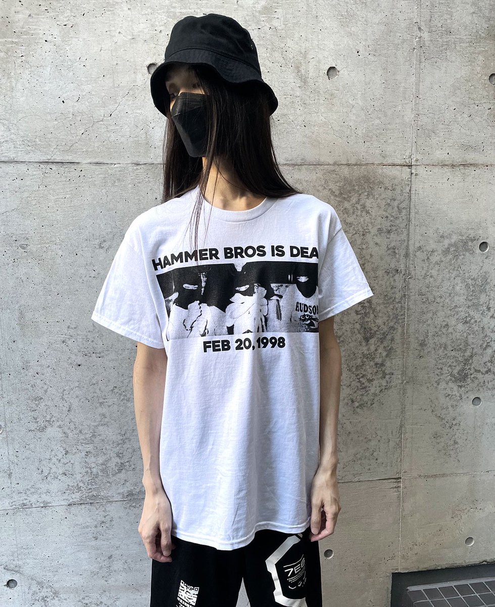 umegatani225's tweet photo. "HAMMER BROS IS DEAD" T-shirt 
11月30日まで受注受付！お見逃しなく〜！
https://t.co/hdmHxBY9lx https://t.co/xUsqIQnYgL