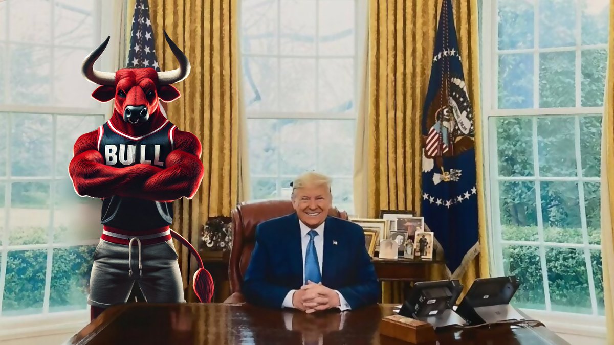 BullcoinBSC's tweet photo. 🤔 Wondering what @realDonaldTrump might bring when back to the White House—could it be a BULL market? 🐂 Only time will tell! But one thing is certain: don’t forget to complete your $BULL token migration by November 11, 2024, 20:00 HKT! Let’s charge forward together! 🔥

#Web3 #Crypto #BULL