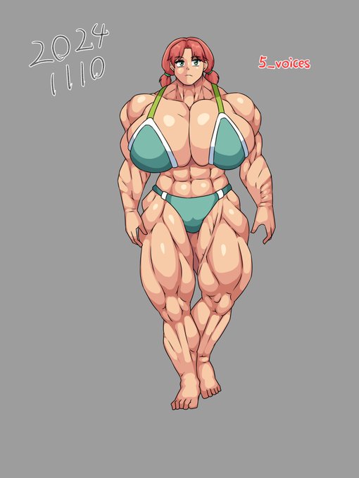 ポートレボディビル模写。コミッション練習。 