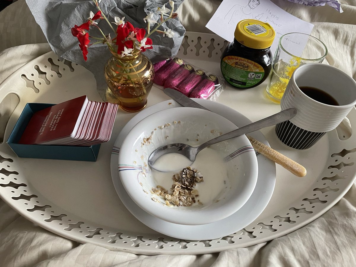 Father’s Day here so apparently I had to go back to bed