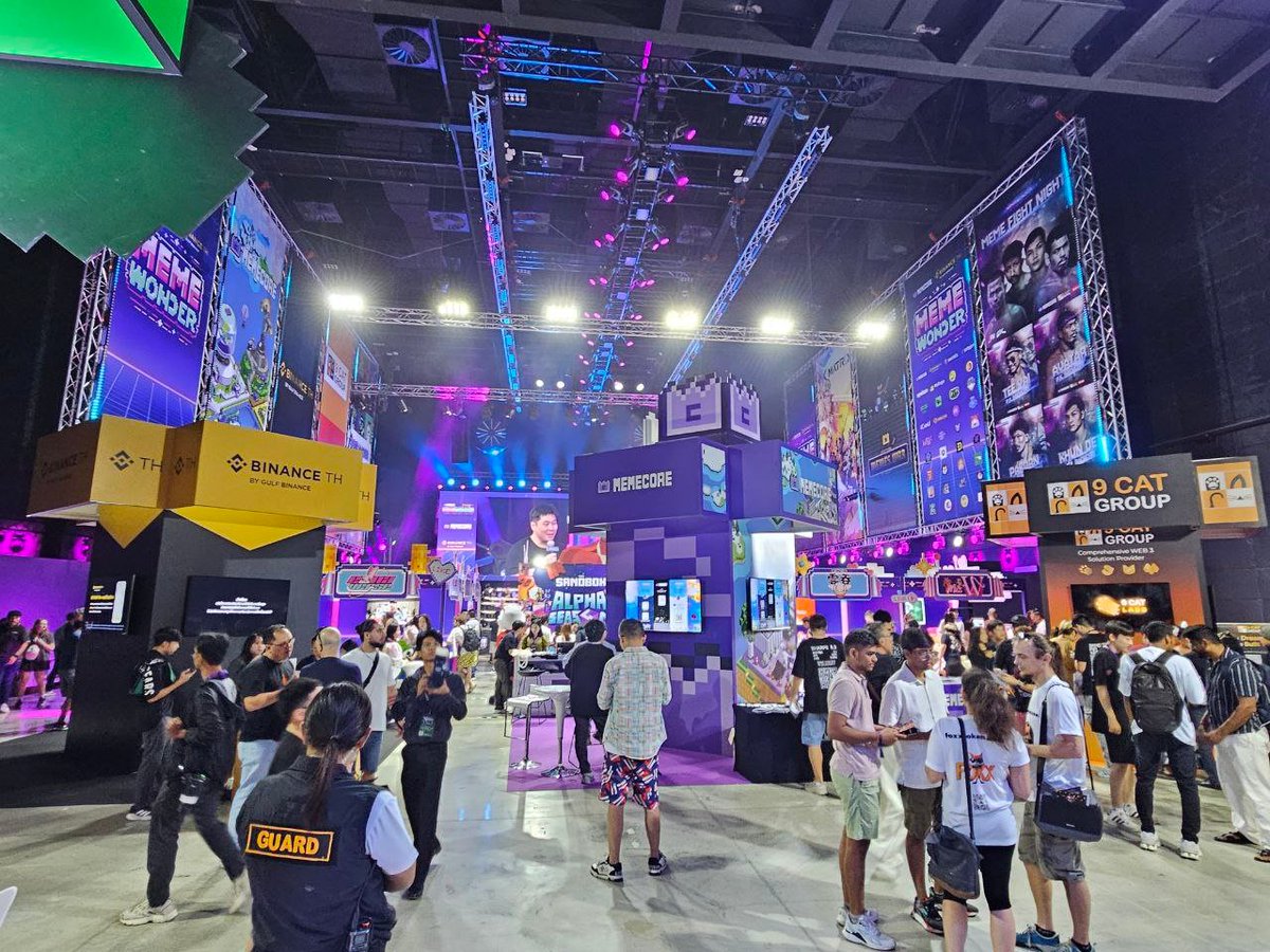 MemeCore_ORG's tweet photo. Didn't expect so many people to visit our @MemeWonder_ at @THBWOfficial!!! 🌈

THANK YOU to everyone who stopped by MemeWonder!
It truly means a lot to us and makes all the hard work feel rewarding. 💖

LIFT UP the FUN with $M!!!!!!!!!!!! https://t.co/tQElOb6iJZ