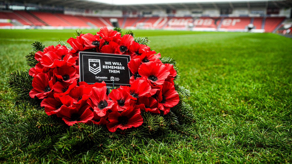 Club Doncaster Foundation (@clubdfoundation) on Twitter photo Reflecting, this #RemembranceSunday, we were incredibly proud to have our Fit Forces involved in yesterdayโs #RemembranceDay proceedings prior to kick off, including laying this wreath on behalf of the project โค๏ธ
We will remember them โค๏ธ
<a href="/pfgdoncaster/">People Focused Group</a> Reflecting, this #RemembranceSunday, we were incredibly proud to have our Fit Forces involved in yesterdayโs #RemembranceDay proceedings prior to kick off, including laying this wreath on behalf of the project โค๏ธ
We will remember them โค๏ธ
<a href="/pfgdoncaster/">People Focused Group</a>