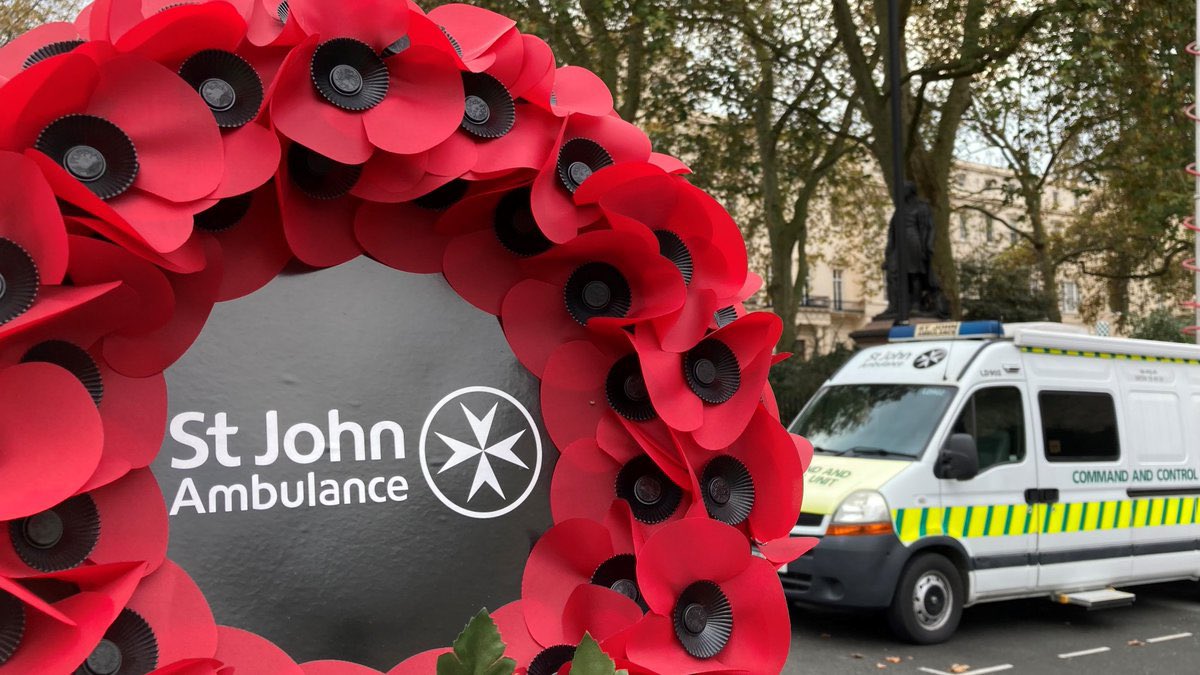 Dan Bevis (@danbevis) on Twitter photo Today, hundreds of <a href="/stjohnambulance/">St John Ambulance England</a> people will pay their respects to those who gave the Ultimate Sacrifice, whilst keeping thousands doing the same safe. To every single one of you, thank you for being there for your communities today. Today, hundreds of <a href="/stjohnambulance/">St John Ambulance England</a> people will pay their respects to those who gave the Ultimate Sacrifice, whilst keeping thousands doing the same safe. To every single one of you, thank you for being there for your communities today.
