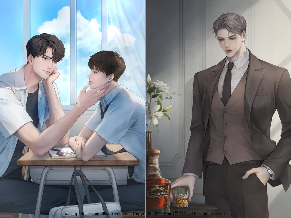 안녕하세요 썬제이 입니다.

2024년 11월~2025년 웹소설 표지 및 일러스트 외주를 받습니다.
문의는 아래 메일로 부탁드립니다.
감사합니다 :)

E-mail : sunj_00@naver.com
Portfolio : sunj_portfolio.creatorlink.net