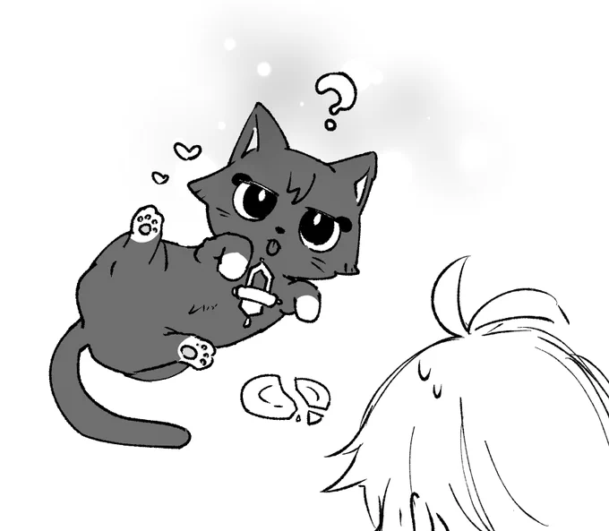 失敗を己の可愛さで乗り切ろうとするホ猫 