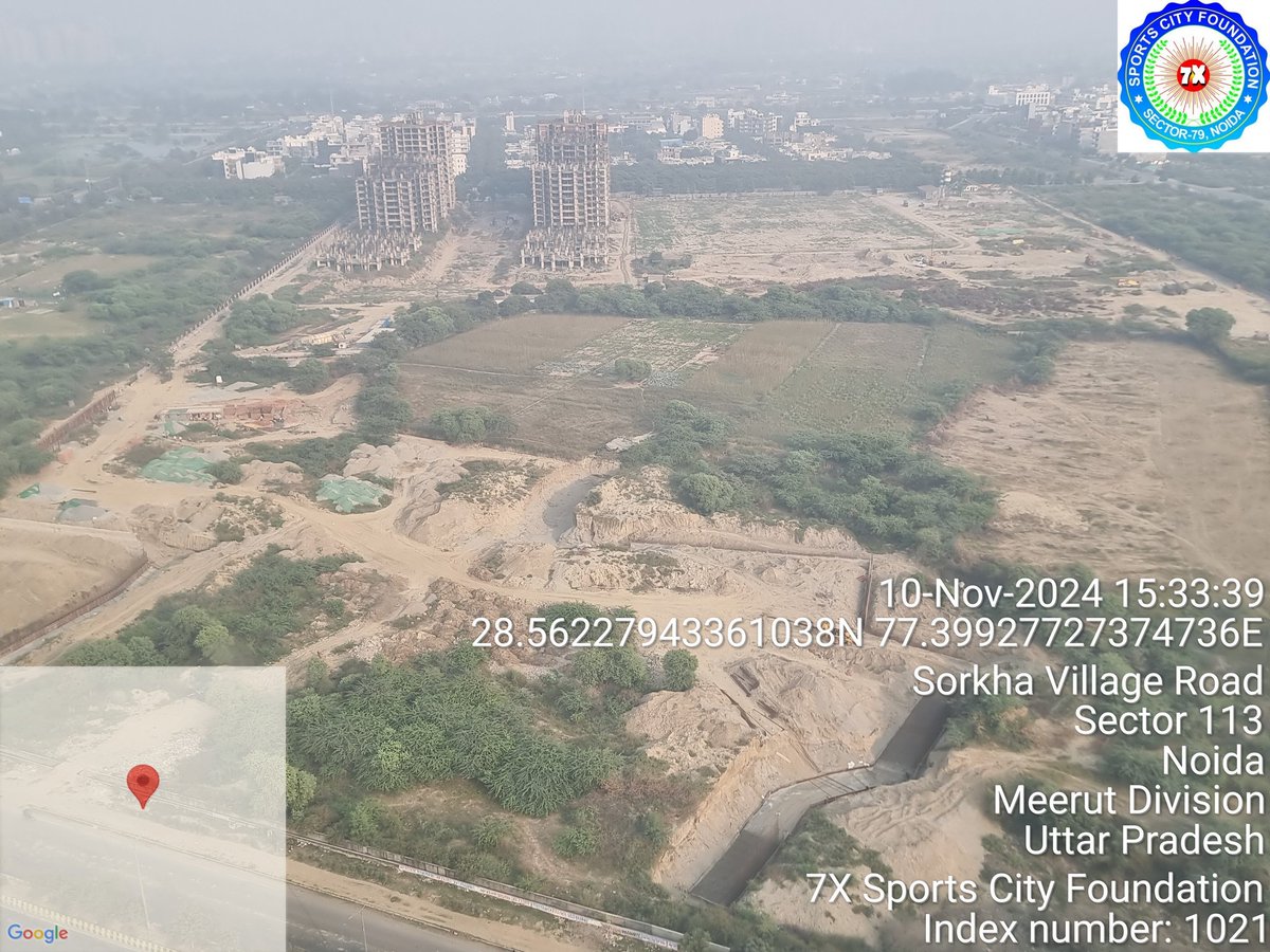 7xsportscity's tweet photo. #Noida #AirPollution 
Sector 79 -113 see how builder of sector 113 spreading this dust on the road n society of sector 79 from last ten days 
@CeoNoida @CPCB_OFFICIAL @CAQM_Official @rouppcbgbn @noida_authority 
People are suffering but who cares.
@ChiefSecyUP @ChiefSecy_UP https://t.co/g1EHzO9qyT