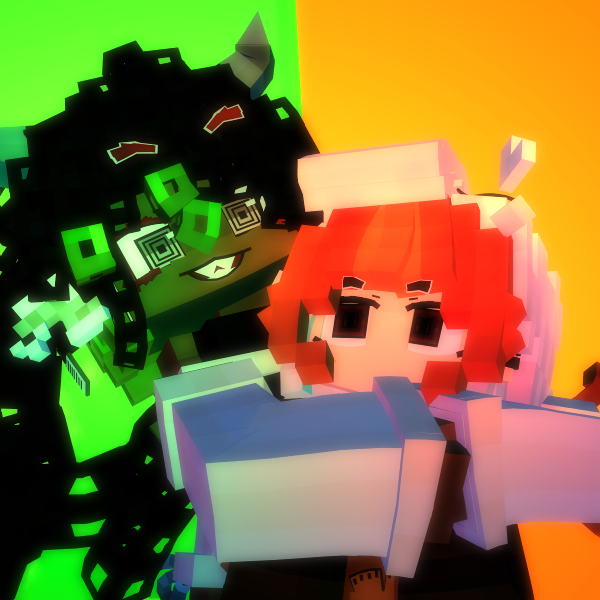 Random__Poral's tweet photo. Brisk and akuo [renders and the small little animation were made weeks ago.] https://t.co/nIxlBVZBYo