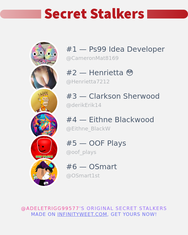 I just discovered who visited my Twitter profile!

⠀➡️ infinityweet.me/secret-stalkers