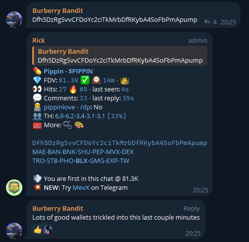 RetardAsylumHQ's tweet photo. $PIPPIN another one caught - bit of a weird one after the spelling confusion but conviction was there

pippin @ 81.3K ➜ 15.1M Δ 185x

🚀🚀 https://t.co/6yZAlpGjDY
