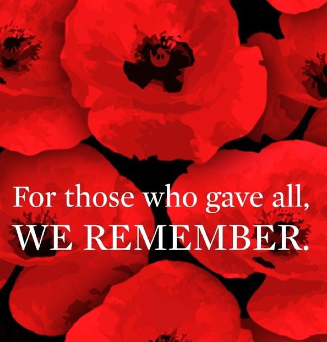 Remembrance Day 2024. We will remember them.

#remembranceday
