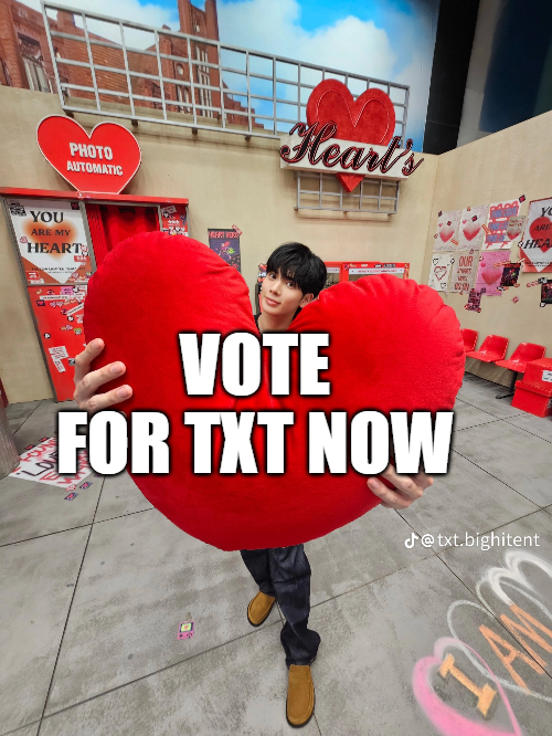 Can we get some voting tags, MOA? 👀

GOAL: 100 replies ❤️‍🔥

(Please add photos/gifs/phrases on your replies ‼️)

TXT IN MAMA TOP 5 💪
#2024MAMAVOTE
#tomorrowxtogether