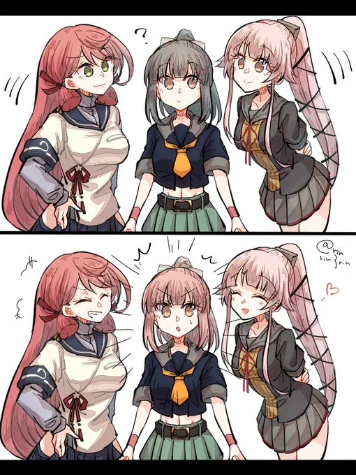 #これを見た人も何か無言で三人組をあげる 