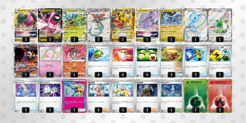 pokeca_book's tweet photo. シティリーグ11/10【日】
ブックオフ田富昭和通り店山梨

優勝　ブリジュラス
準優勝　レジドラゴ
3位　レジギガス
3位　ソウブレイズ
https://t.co/6YYw7QBJnW

🔗11/10【日】ベスト16デッキまとめ https://t.co/HRfItCNopV https://t.co/LK5wXbH2lD