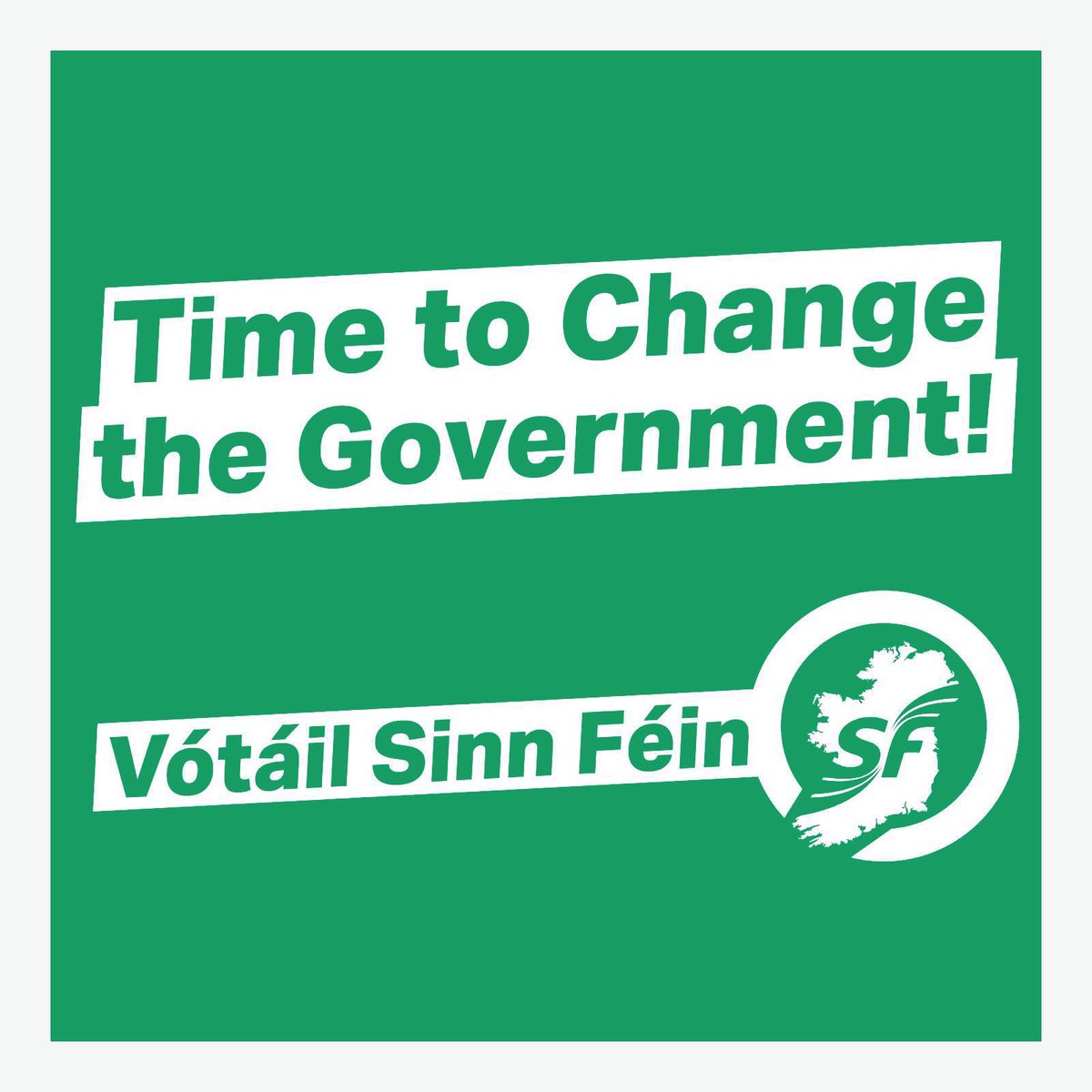 The only way to change the government is to vote Sinn Féin! You can play your part by electing 4 Sinn Féin TDs for Cork City. 

✅ <a href="/ThomasGouldSF/">Thomas Gould TD</a> 
✅ <a href="/joeslynch/">Joe Lynch</a> 
✅ <a href="/Donnchadhol/">Donnchadh Ó Laoghaire</a> 
✅ <a href="/MShahidSF/">Michelle Cowhey Shahid</a> 

#ChangeTheGovernment #VoteSF