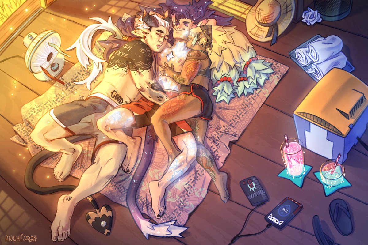 The pookie trio ocs <3
Oracle and Geneva belong to <a href="/FiaTakaya/">Fia Takaya</a> 
Astre in the middle is mine
Made this for this year's #artfight