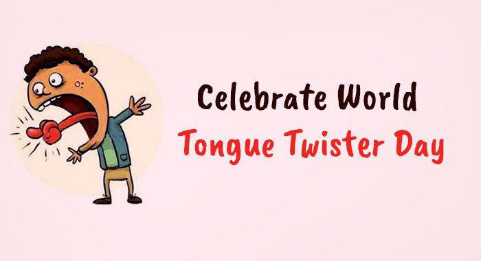 SweetuAbarna's tweet image. Happy International Tongue Twister Day! 👅💬
Test your skills with classics like ‘She sells seashells by the seashore’ or ‘How much wood would a woodchuck chuck?’
Share your favorite tongue twister below! 🤪
#TongueTwisterDay
#FunWithWords