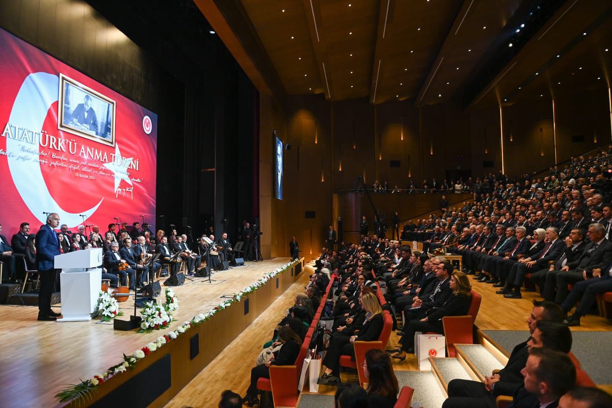 Cumhurbaşkanımız Sayın <a href="/RTErdogan/">Recep Tayyip Erdoğan</a>’ın teşrifleriyle, Atatürk Kültür, Dil ve Tarih Yüksek Kurumumuzun yeni yerleşkesinde düzenlenen Gazi Mustafa Kemal Atatürk’ün Ebediyete İrtihalinin 86. Yıl Dönümü Anma Töreni’ne katıldık. 

Bir asır önce, tarihin en zorlu koşullarında bağımsızlık