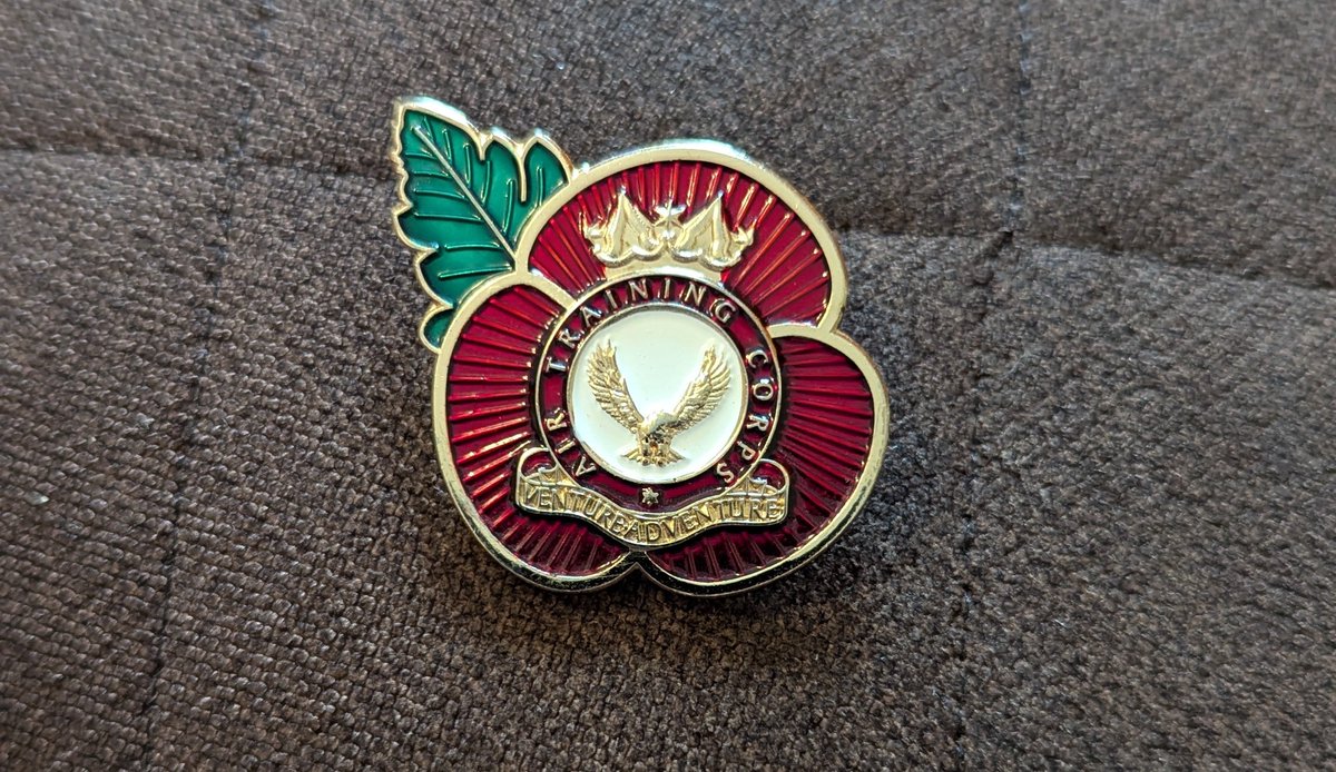 "When you go home tell them of us and say that for their tomorrow we have our today..."

I was given this badge years ago. It reminds me of my days as an RAF Cadet where one of the highlights each year was supporting the Royal British Legion around this time. Always a real honour