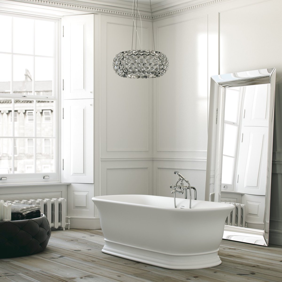 The minimalist Marlow freestanding bath.

#bathrooms #bathroom #badkamer #bathtub #interior #interiordesign #interiors #interiordecor