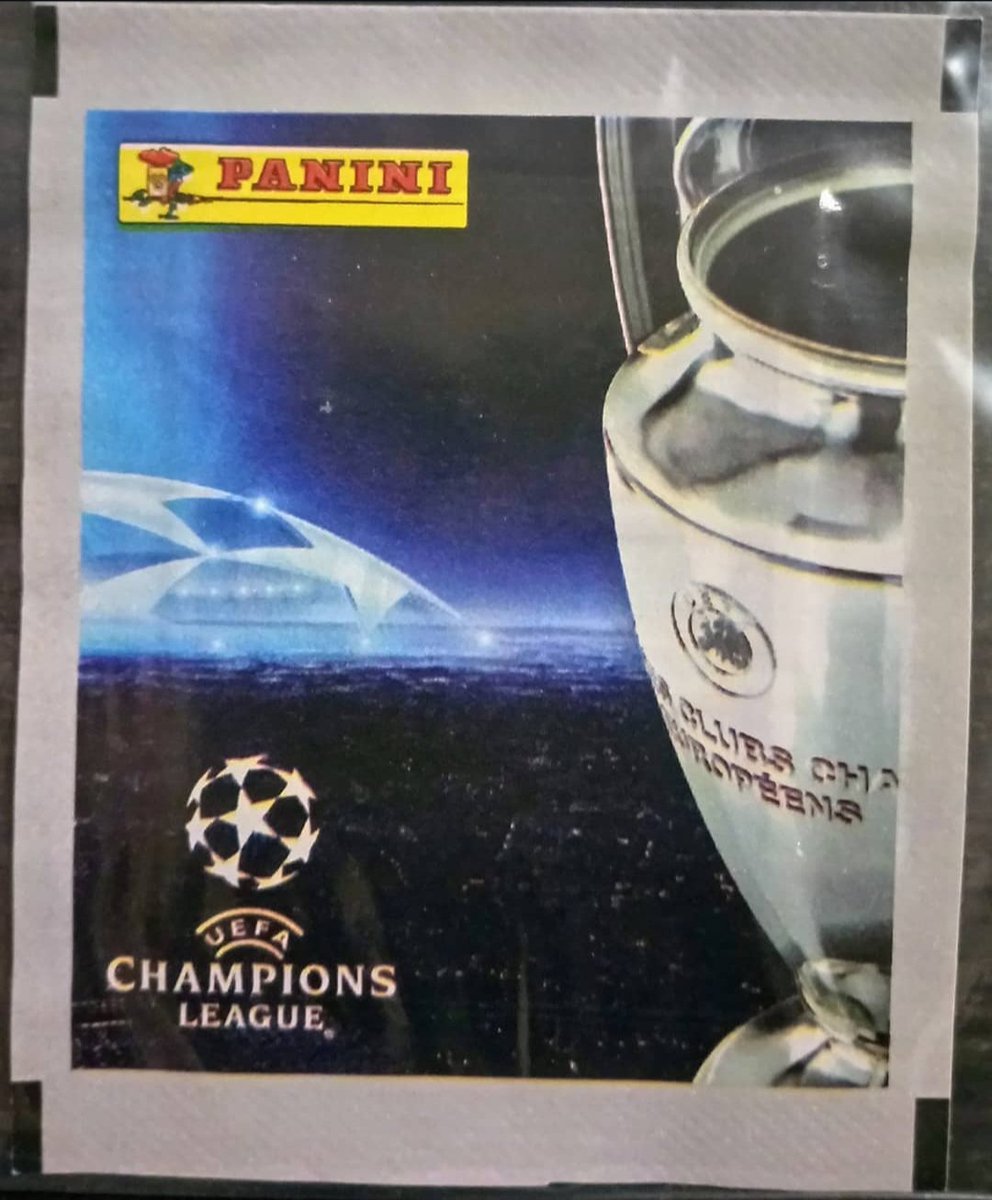 ⚽️Champions League 2008/2009 Sealed Panini sticker pack⚽️
✅Own collection✅

#panini #football #sticker #championsleague #paninipack #retro