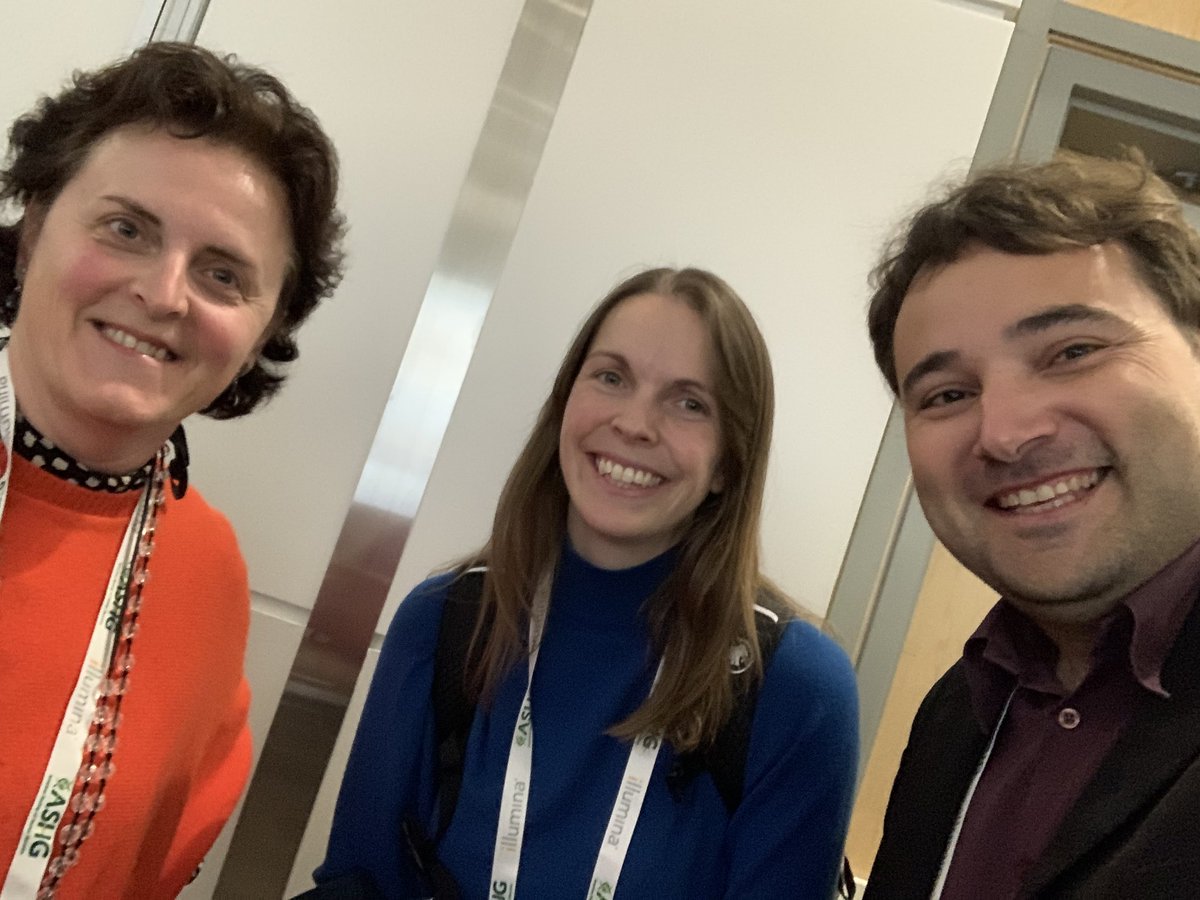 elfridedebaere's tweet image. Mixing with #noncoding enthusiasts!
@nickywhiffin @StefanBarakat @COliveiraLabi3S @SVergult @c_rivolta 
#ASHG24