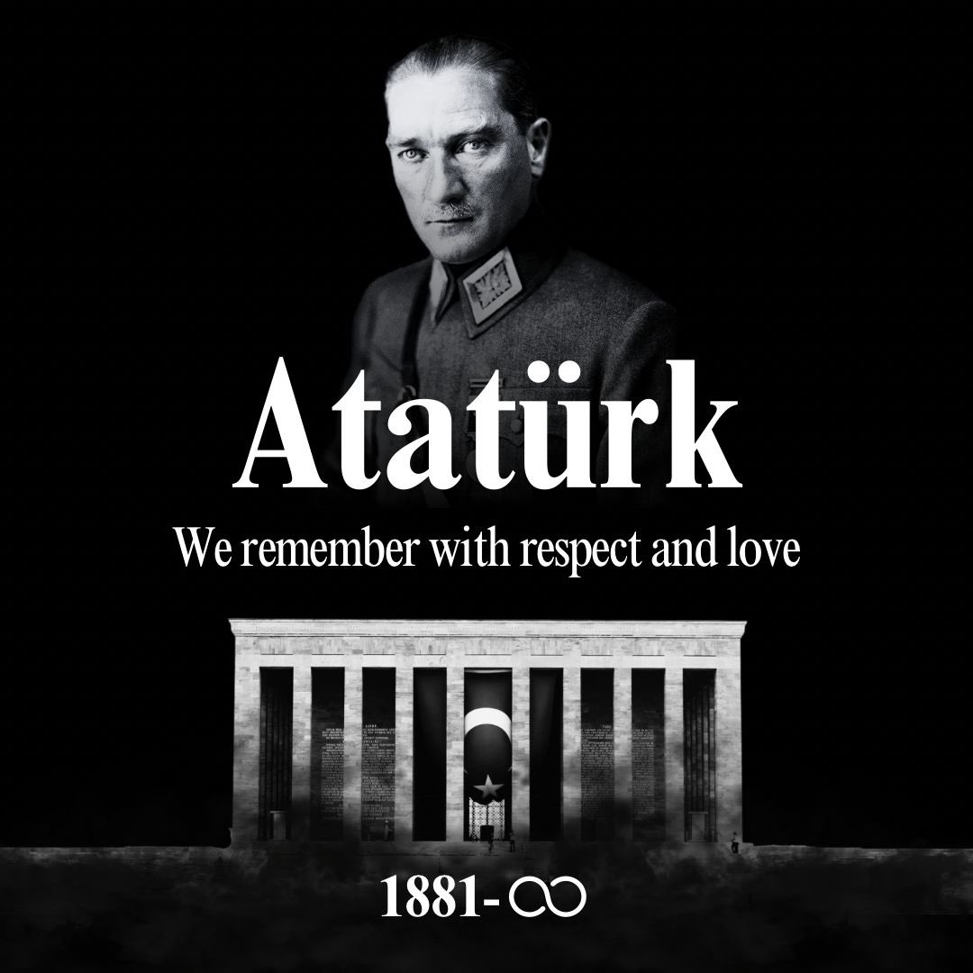 sociapol's tweet photo. 86 years later, his vision for a brighter tomorrow still inspires us all. 

With respect, longing, and gratitude…

We will always remember Mustafa Kemal Atatürk.♾️🖤

#mustafakemalatatürk https://t.co/K9yx04CF3D