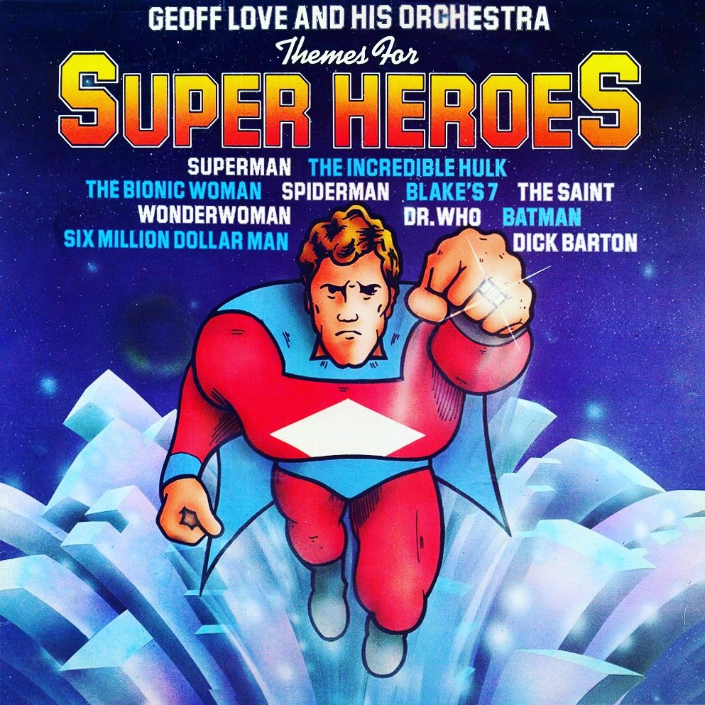 WhosThatGav's tweet photo. #nowplaying #GeoffLoveAndHisOrchestra #ThemesForSuperheroes 🎶✨💕 #Superman #TheIncredibleHulk #TheBionicWoman #Spiderman #Blakes7 #ReturnOfTheSaint #Batman #WonderWoman #TheSixMillionDollarMan #DoctorWho #DickBarton 1️⃣9️⃣7️⃣9️⃣ https://t.co/VW2uWmikmi