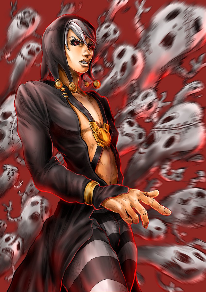 「リゾット・ネエロ『メタリカ』 #リゾット #jjbafanart #Risott」|よはんのイラスト