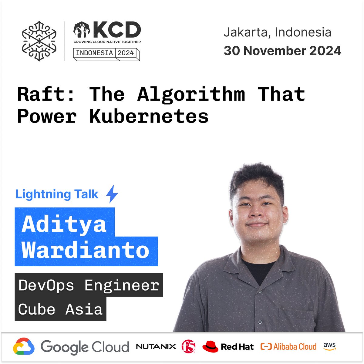 kubernetes_days's tweet image. KCD Indonesia: Unveiling the magic of Raft, the algorithm that powers Kubernetes! ✨  

Regiser now: ticket.kubernetesdays.id 

#KCDIndonesia #Kubernetes #Raft 🇮🇩