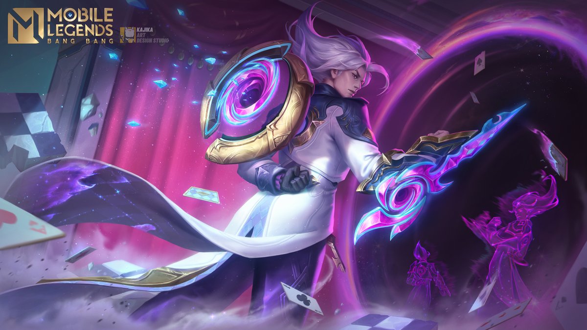 更新一下去年给《Mobile Legends:BangBang》画的纽特Natan😃感谢项目组的指导与反馈，学习到了很多#mobilelegendsbangbang #lxia #splash #illusrtation #art