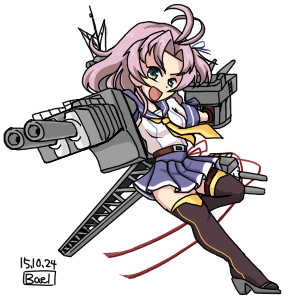 衣笠(艦これ) 「300×300衣笠さんピックアップ(艤装有りver,思ったより描いてなかったな 」|bael38のイラスト