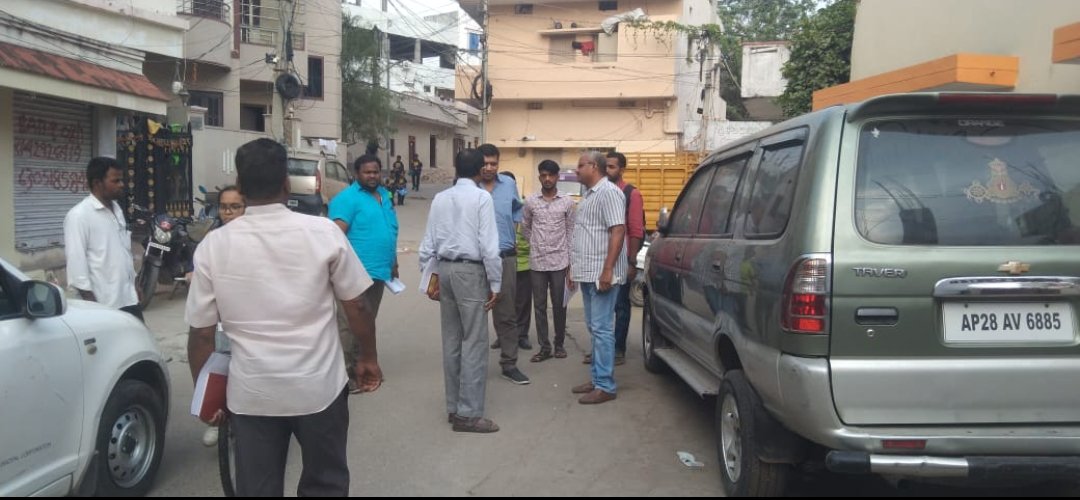 Inspection of SEEEPC Survey by Sri N. Samrat Ashok sir (Spl. Officer) along with DC  Santoshnagar and AMC at Gowlipura Ward, Santoshnagar, Circle 7, GHMC
<a href="/TelanganaCMO/">Telangana CMO</a>
<a href="/PrlsecyMAUD/">Prl Secy MAUD.</a>
<a href="/gadwalvijayainc/">Vijayalaxmi Gadwal, GHMC MAYOR</a>
<a href="/CommissionrGHMC/">Commissioner GHMC</a> 
<a href="/GHMCOnline/">GHMC</a>
<a href="/ZC_Charminar/">ZC Charminar</a>