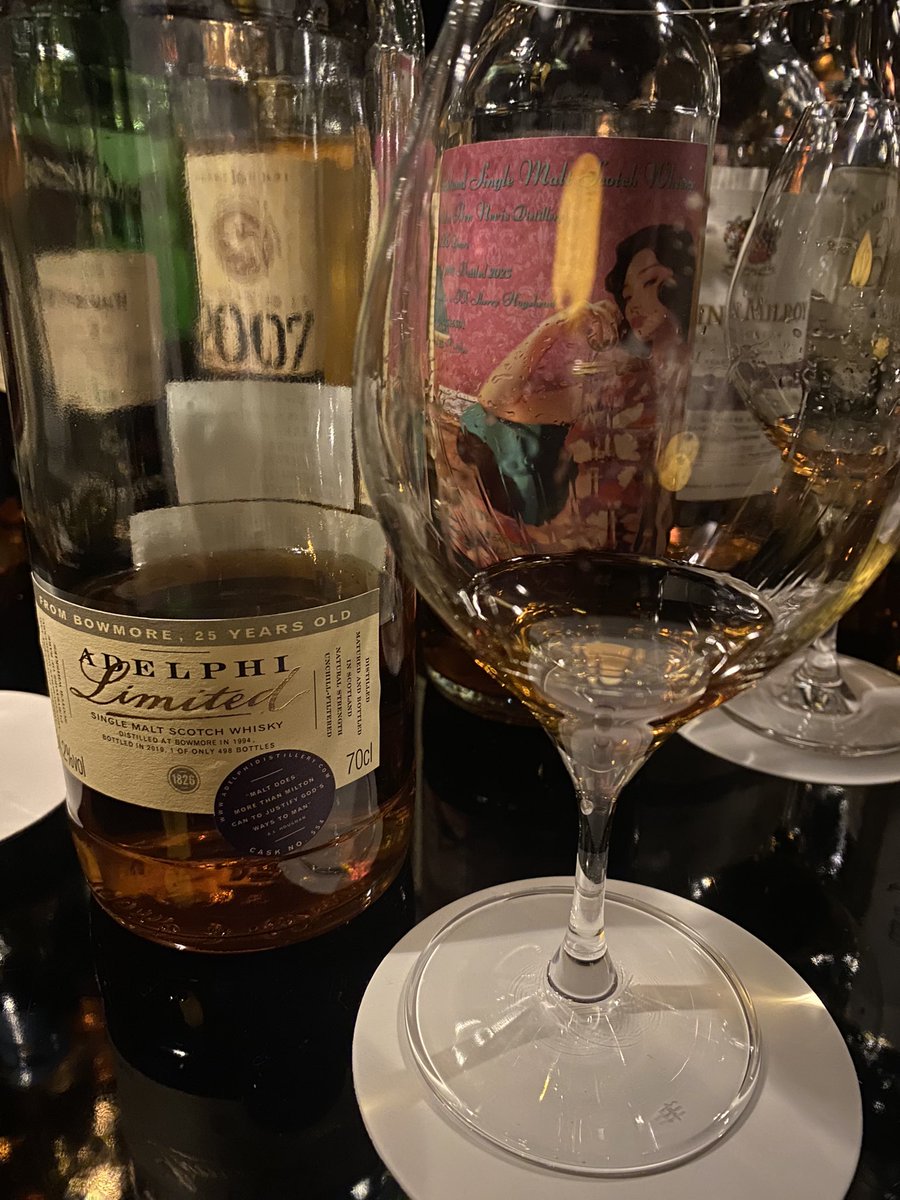 tokanishijima1's tweet photo. アデルフィボウモア最高でした🥃
タリスカー、ラフロイグの麦感、ピートほぼ無しもよき👍
ブローラもほぼ初見ですが、程よいピート缶で美味かった‼️
ありがとうございました🙏
#barsimon https://t.co/e2gdcBDMYc