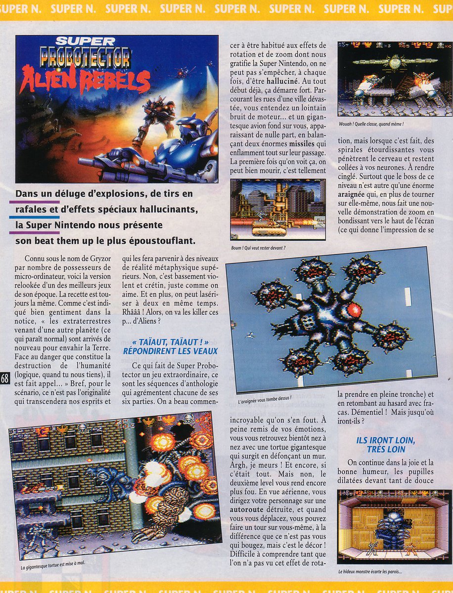 AllmightoFranky's tweet photo. Ce mois de mon anniv était incroyable,que du bon avec aussi #Superprobotector Alien rebels sur la #SuperNintend, un banger absolu de la 16bits de #Nintendo!!! 3/5 https://t.co/xVdB1ec1eJ
