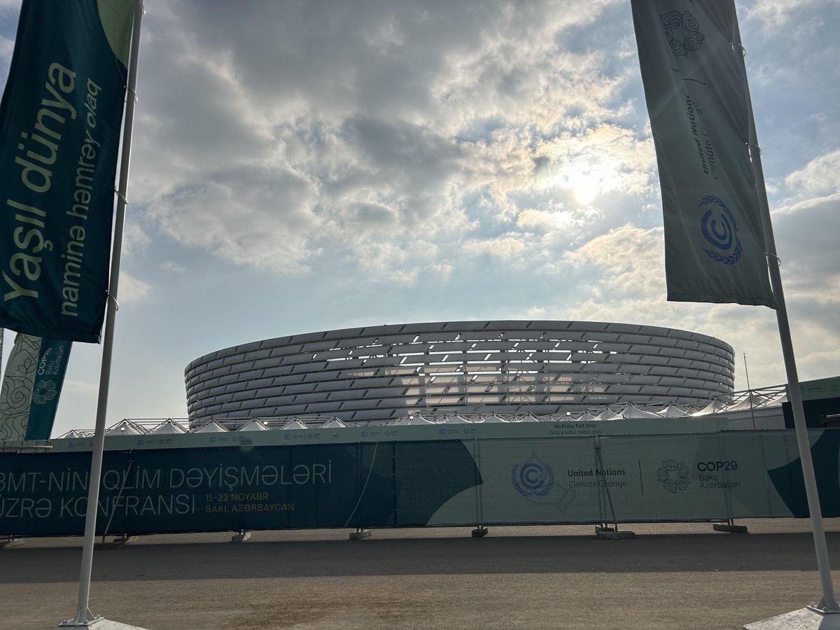 COP29 starts tomorrow. 

Time to take decisions that keep children and future generations safe: 
- reduce emissions
- prioritize the most vulnerable 
- ramp up funding for child responsive adaptation as heatwaves, hurricanes, floods &amp; droughts hit 

It’s late. 

But not too late.