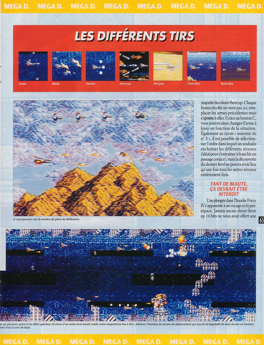 AllmightoFranky's tweet image. On continue avec du louuuuurd le terrible #ThunderforceIV sur la #megadrive de #SEGA!Un shmup qui envoyait de zinzin!! 2/5