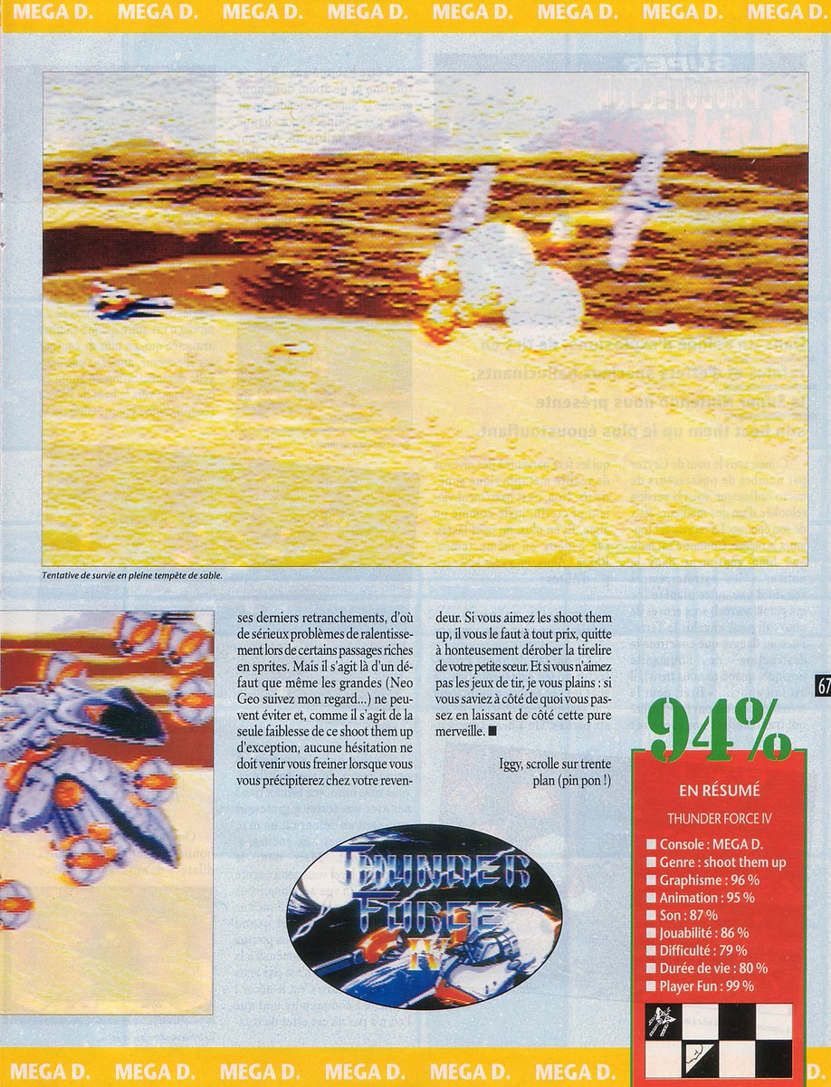 AllmightoFranky's tweet image. On continue avec du louuuuurd le terrible #ThunderforceIV sur la #megadrive de #SEGA!Un shmup qui envoyait de zinzin!! 2/5