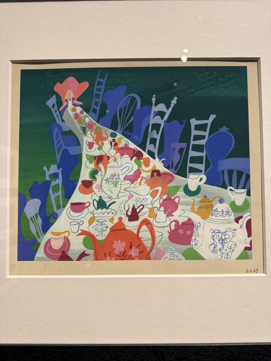 GinaTost's tweet photo. ⏱️ A l’exposició dels Mons d’Alicia del @CaixaForum_CAT de Barcelona hi ha diversos concept arts de la Mary Blair 🥰.

🐰 Només per això ja val la pena, però la expo és fantàstica i molt complerta. https://t.co/LtK2I9BJAb