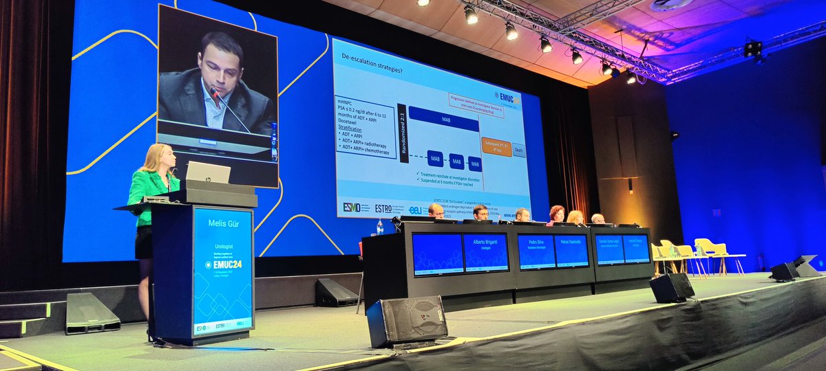 GGrisay's tweet image. mHSPC patient with profound PSA response : panel would propose de-escalation therapy ! #EMUC2024 @BertrandTOMBAL @Silke_Gillessen @fabioturco92