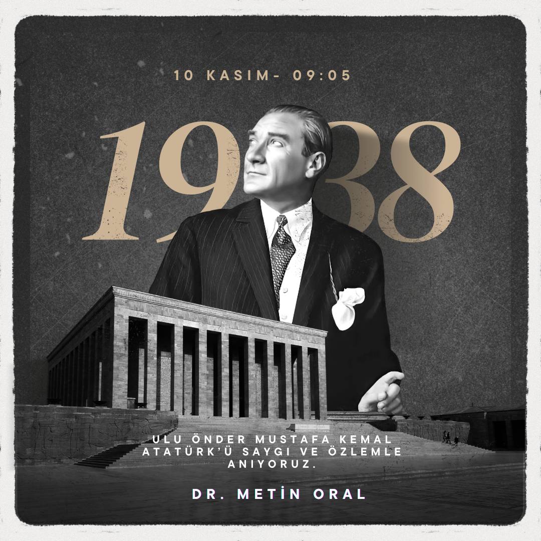 Gazi Mustafa Kemal ATATÜRK’ü aramızdan ayrılışının 86’ncı yılında rahmet, minnet ve saygıyla anıyoruz.🇹🇷
Ruhu şad olsun.

#10Kasım