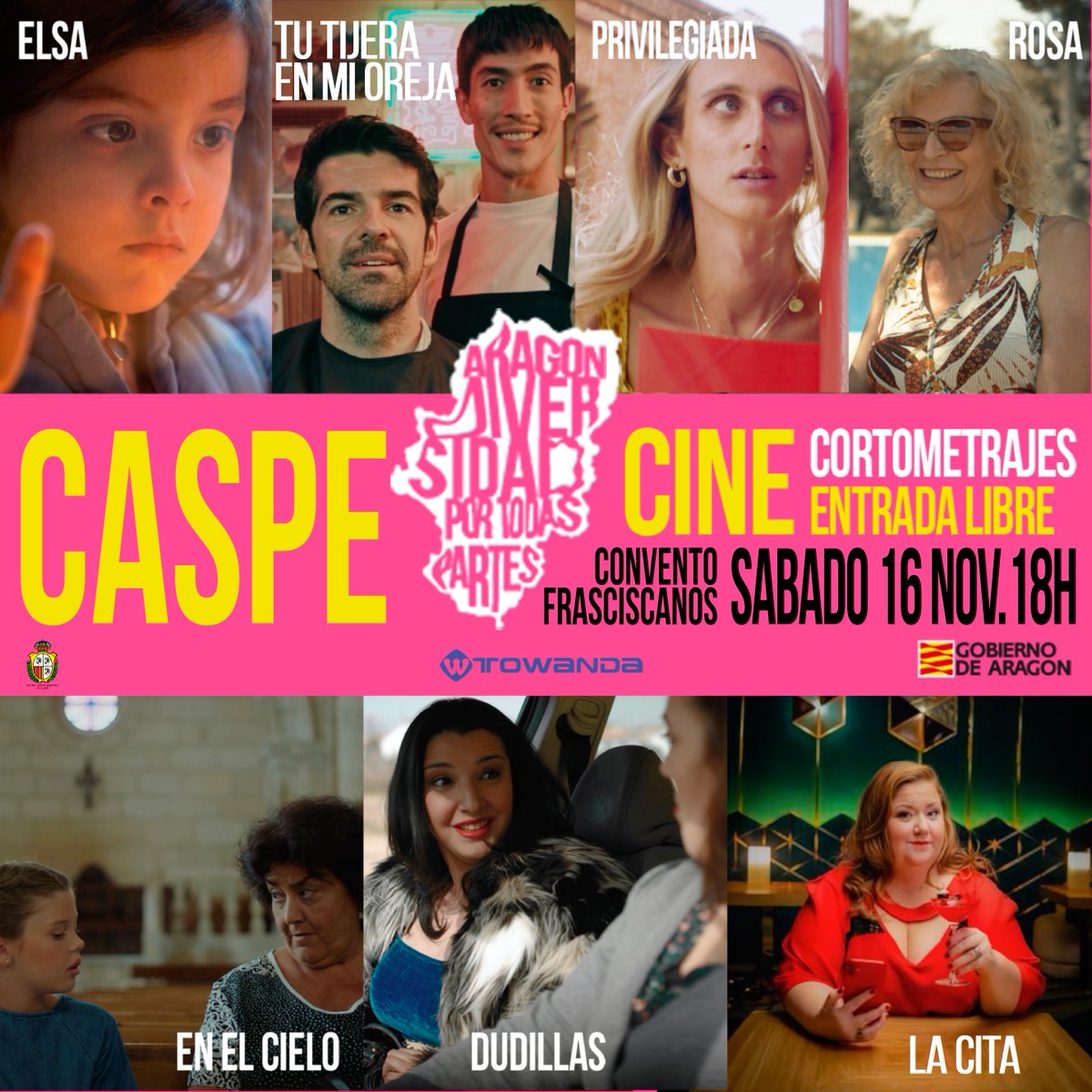 xtodaspartes's tweet photo. Nos vamos a Caspe!
- expo desde el martes 12
- concierto el jueves 14 a las 19h
- el sábado 16 visita guiada a las 17h y proyección a las 18h
- actividades educativas... 
No te pierdas nada! https://t.co/M5VCI9spm1